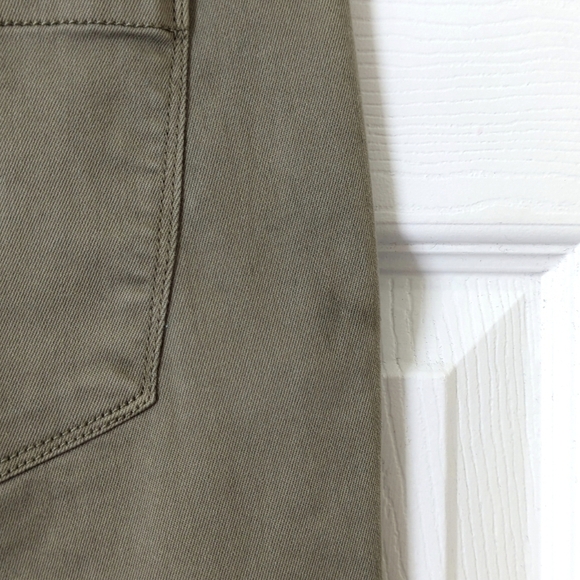 Blank NYC The Reade Mid Rise Ankle Cropped Twill Skinny Cargo Pants Sage 28 - Picture 6 of 14